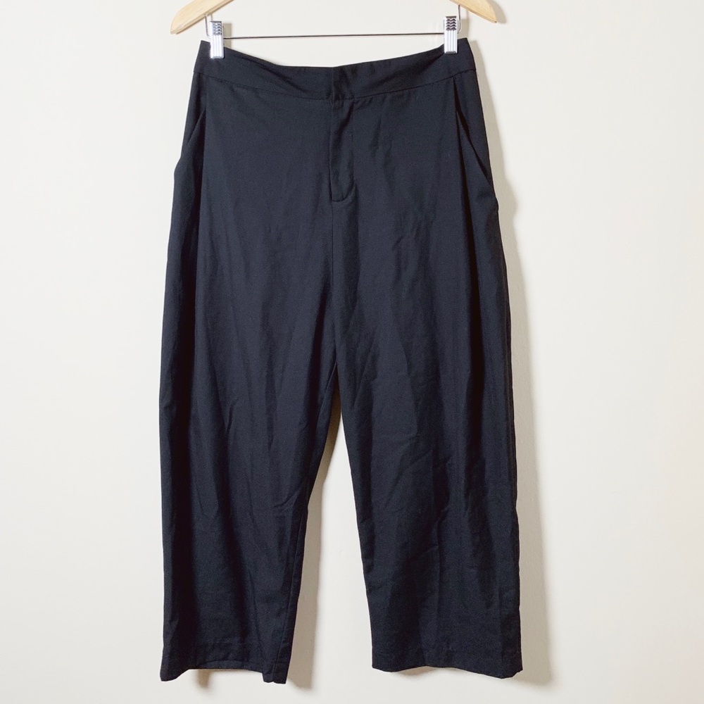 Oak + Fort Black Cullotes, Size Medium
